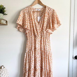 Whyte Valentyne Floral Ruffle Maxi Dress